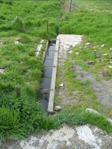 Photo 7. Accès aménagé pour le bétail dans les environs d’Ham-sur-Heure ©CR Sambre