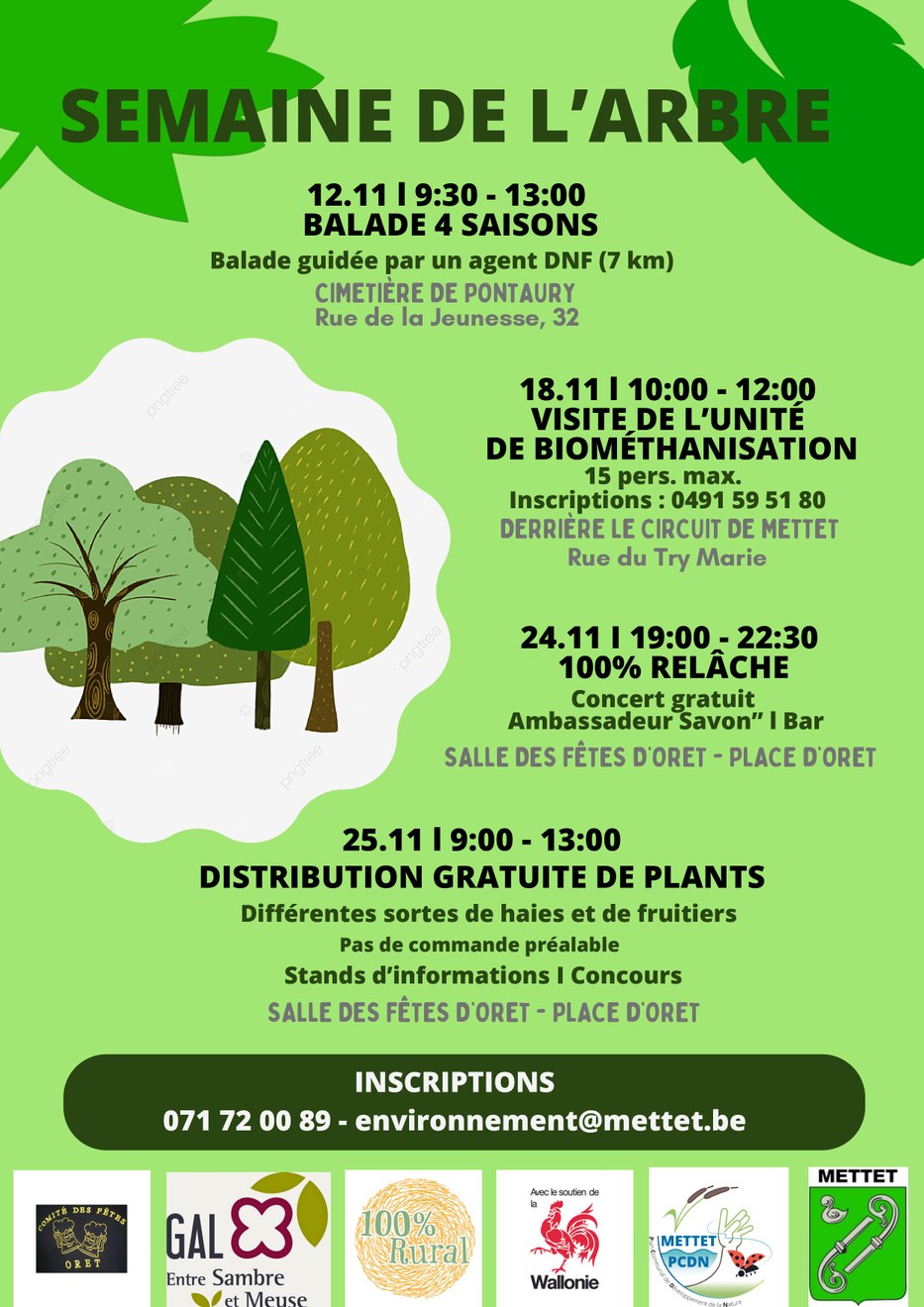 Mettet journée de l'arbre 2023