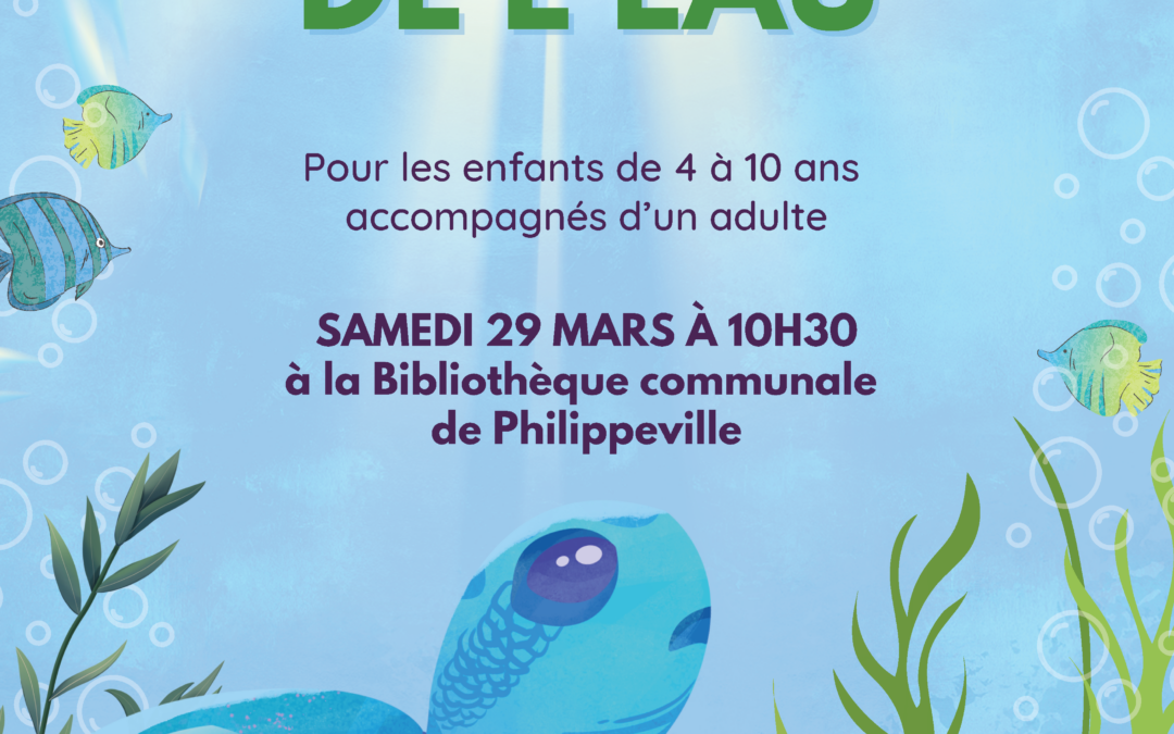 Philippeville – Créa’Lecture « Gardiens de l’eau »