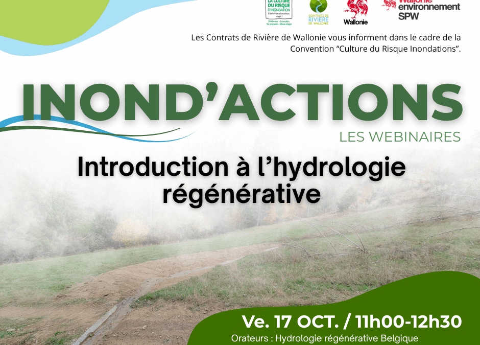 Inond’actions : Introduction à l’hydrologie régénérative (webinaire)