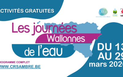 EN MARS, TOUS AUX JOURNEES WALLONNES DE L’EAU !